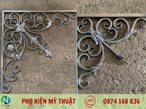 mẫu phụ kiện sắt uốn